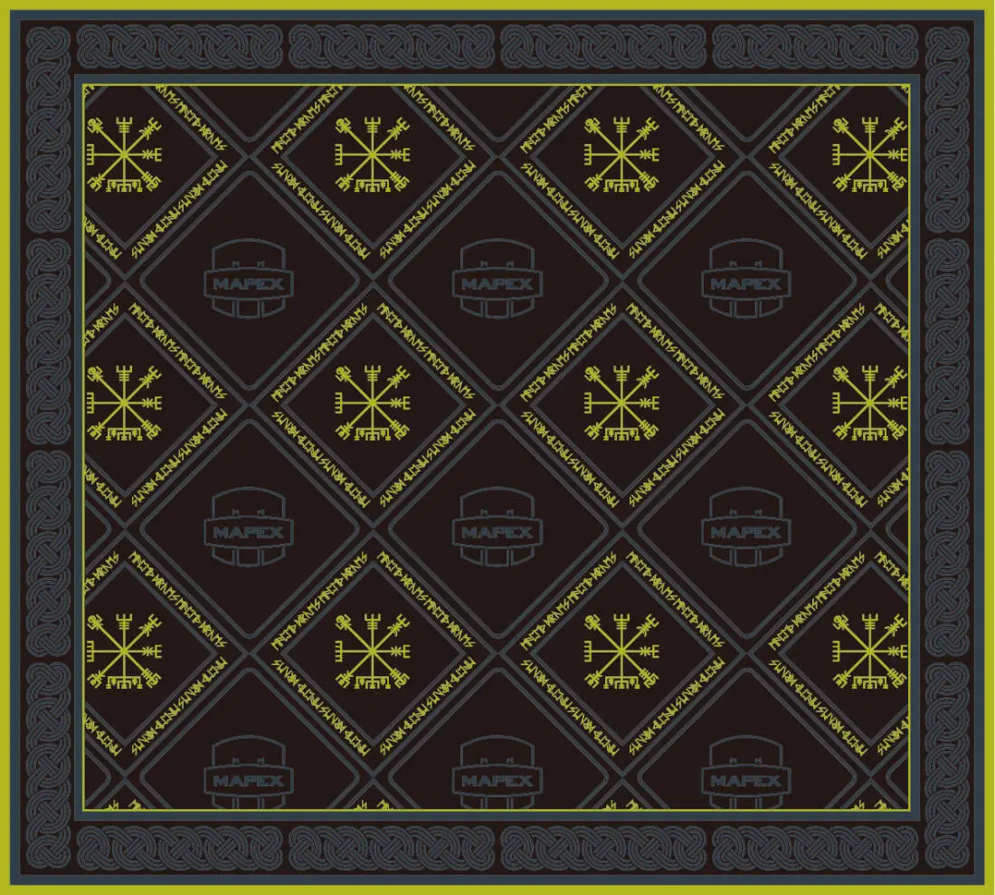 Professional Drum Rug - Royal Viking