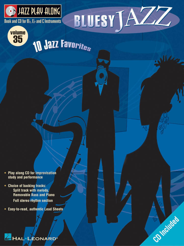 Bluesy Jazz: Jazz Play Along Volume 35 - Book/CD