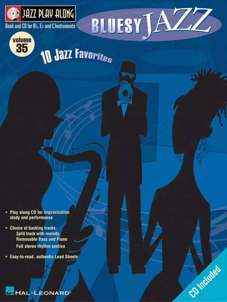 Bluesy Jazz: Jazz Play Along Volume 35 - Book/CD