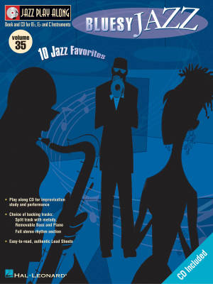 Hal Leonard - Bluesy Jazz: Jazz Play Along Volume 35 - Book/CD