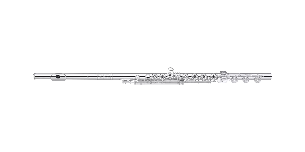 PB-402 Sterling Silver Flute, Partial Brogger System, C# Trill, Split-E Mechanism, D# Roller, 14K Riser