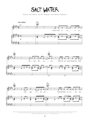 \'\'-\'\'(Subtract) - Sheeran - Piano/Vocal/Guitar - Book
