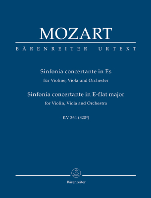 Baerenreiter Verlag - Sinfonia concertante pour violon, alto et orchestre en mi bmol majeur K.364 (320d) Mozart, Mahling Partition dtude pour chef