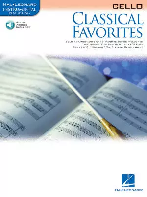 Hal Leonard - Classical Favorites: Cello Play-Along - Book/Audio Online