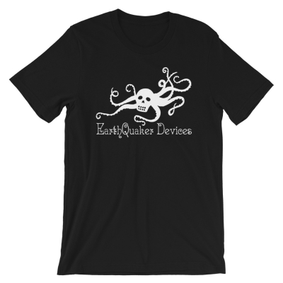 EarthQuaker Devices - OctoSkull T-Shirt Black - Medium