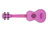 Waterman Composite Soprano Ukulele - Amethyst Purple Transparent