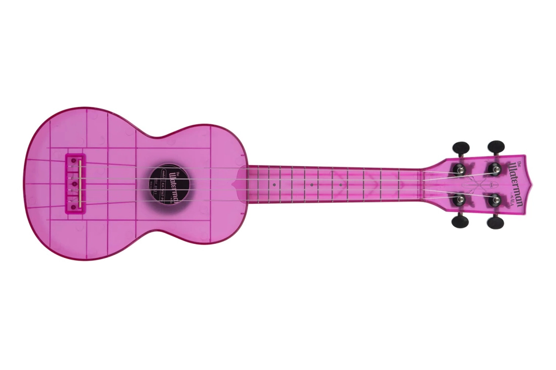 Waterman Composite Soprano Ukulele - Amethyst Purple Transparent