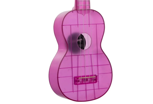 Waterman Composite Soprano Ukulele - Amethyst Purple Transparent