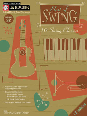 Best of Swing: Jazz Play Along Volume 32 - Book/CD