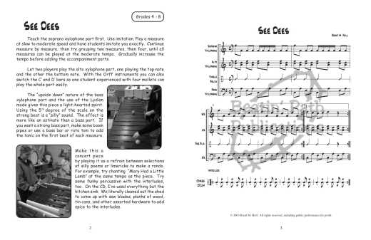 Wood Songs - Holl - Classroom Percussion - Book/Audio Online