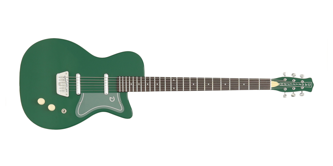 56 Baritone Single Cutaway Electric Guitar - Jade Green