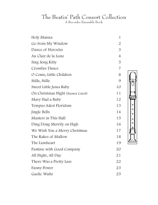 The Beatin\' Path Consort Collection: A Recorder Ensemble Collection - Nichols/Holl - SATB Recorders - Book