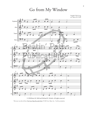 The Beatin\' Path Consort Collection: A Recorder Ensemble Collection - Nichols/Holl - SATB Recorders - Book