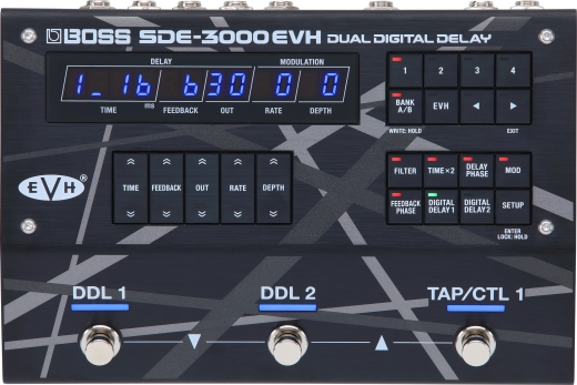BOSS - SDE-3000EVH Dual Digital Delay EVH Edition