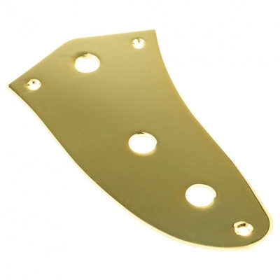 WD Music - Lower Control Plate for Fender Jaguar - Gold