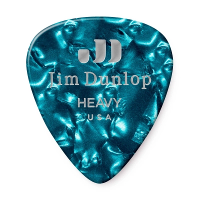 Dunlop - Celluloid Pearloid Players Pack (12 Pack) - Turquoise Heavy