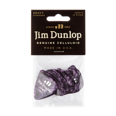 Celluloid Pearloid Players Pack (12 Pack) - Purple Heavy