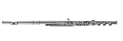 DZ801BOF Sterling Silver Flute with Offset G, B Foot, Open-hole