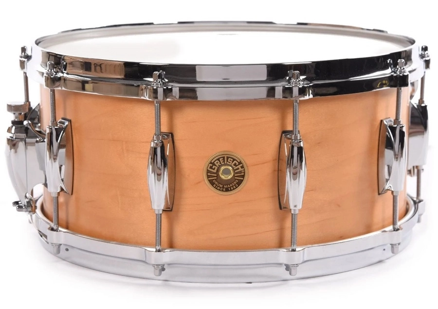 Ridgeland 6.5x14\'\' Snare Drum - Satin Natural