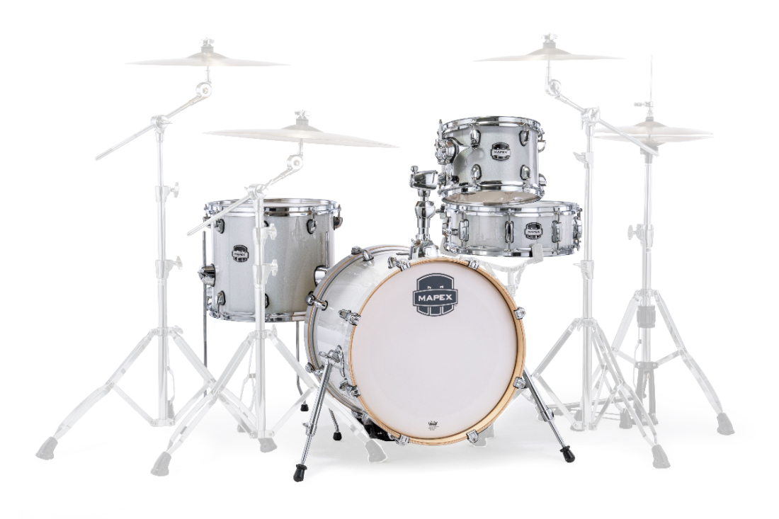 Mars Birch Bop 4-Piece Shell Pack (18,10,14,SD) - Diamond Sparkle