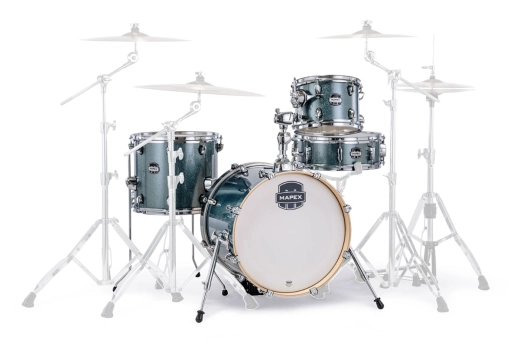 Mapex - Mars Birch Bop 4-Piece Shell Pack (18,10,14,SD) - Twilight Sparkle