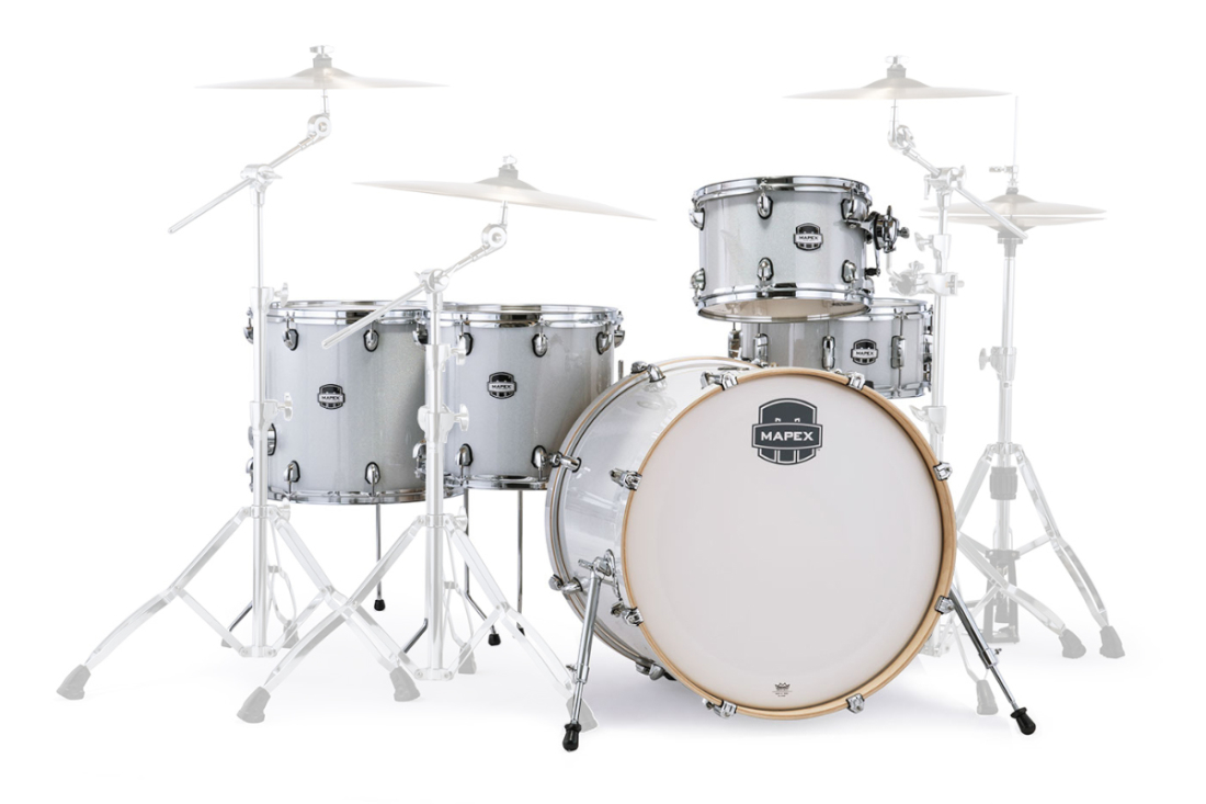 Mars Birch Crossover 5-Piece Shell Pack (22,12,14,16,SD) - Diamond Sparkle