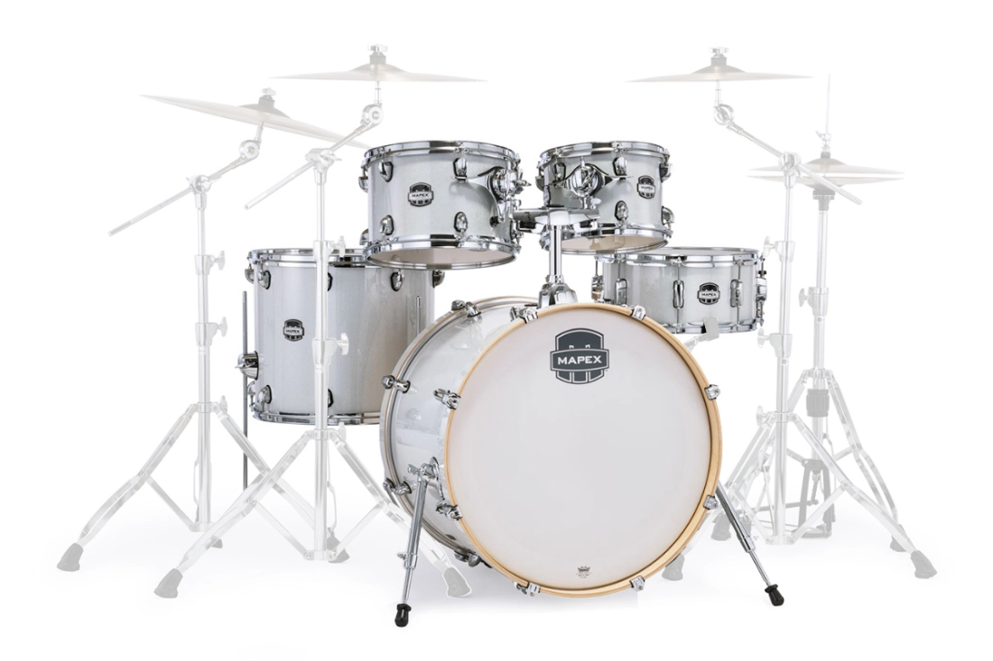 Mars Birch Rock 5-Piece Shell Pack (22,10,12,16,SD) - Diamond Sparkle