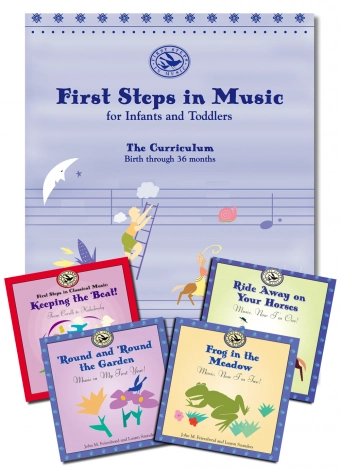 First Steps in Music: Infants and Toddlers Package - Feierabend - Curriculum  Book/4 CDs