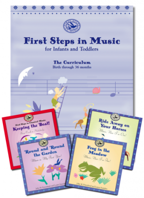 First Steps in Music: Infants and Toddlers Package - Feierabend - Curriculum  Book/4 CDs