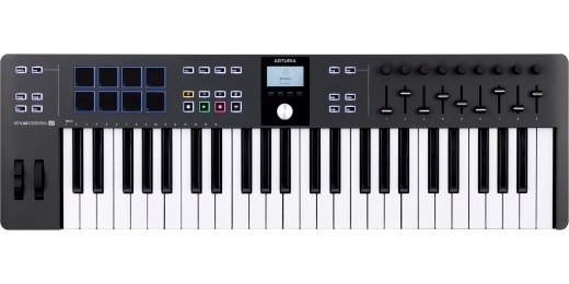 Arturia - Keylab Essential 49 MK3 Universal MIDI Controller - Black