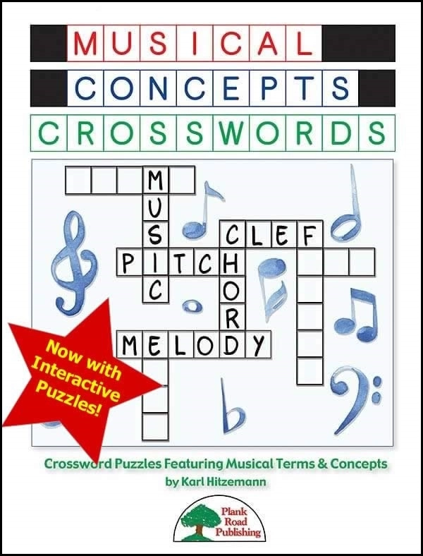 Musical Concepts Crosswords - Hitzemann - Classroom - Book