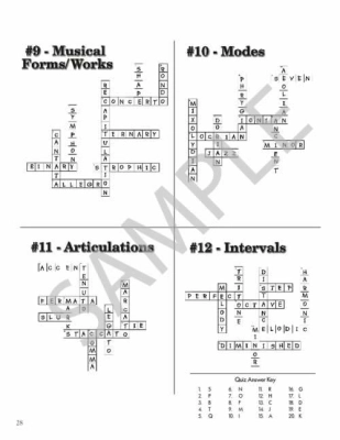 Musical Concepts Crosswords - Hitzemann - Classroom - Book