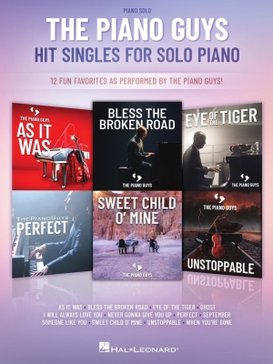 Hal Leonard - The Piano Guys Hit Singles for Piano Solo - Book