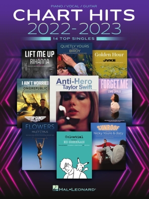 Hal Leonard - Chart Hits of 2022-2023 - Piano/Vocal/Guitar - Book