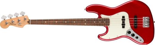 Fender - JazzBass Player  touche en pau ferro, modle gaucher (fini Candy Apple Red)