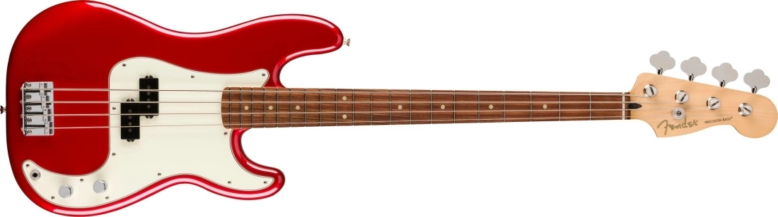 Player Precision Bass Pau Ferro - Candy Apple Red