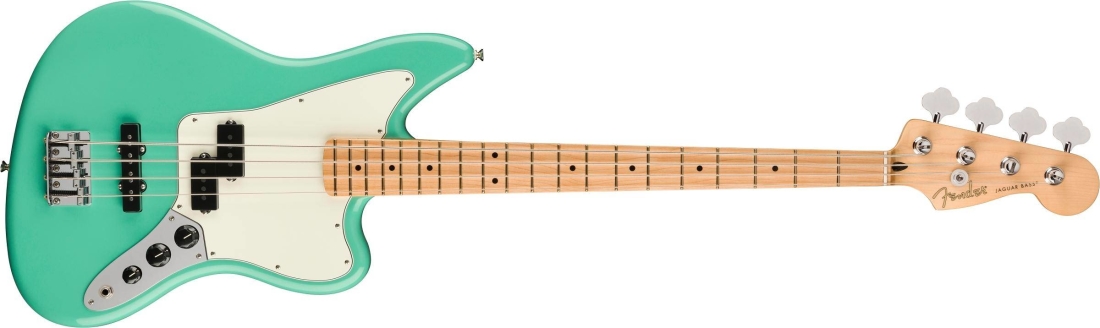 Player Jaguar Bass Maple - Sea Foam Green