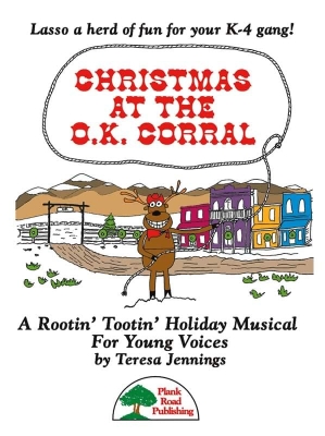 Plank Road Publishing - Christmas At The O.K. Corral Jennings Salle de classe Livre avec CD