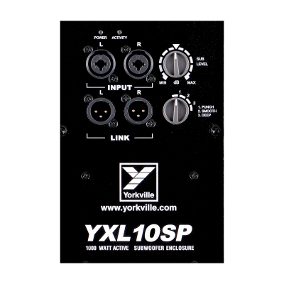 YXL10SP 10\'\' 1000W Compact Powered Subwoofer