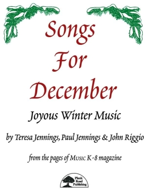 Plank Road Publishing - Songs For December: Joyous Winter Music Jennings, Jennings, Riggio Salle de classe Livre avec CD