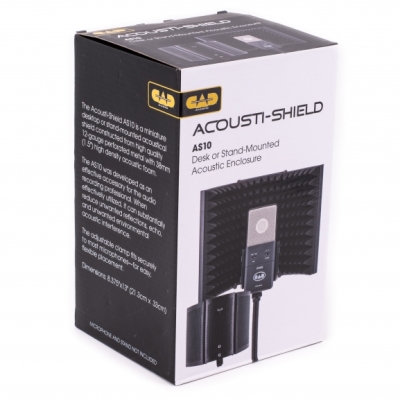 AS10 Acousti-Shield Desk or Stand-Mounted Acoustic Enclosure