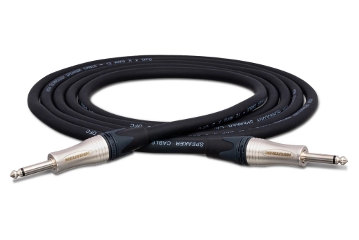 Hosa - Edge Speaker Cable, Neutrik 1/4 in TS to Same, 100 ft