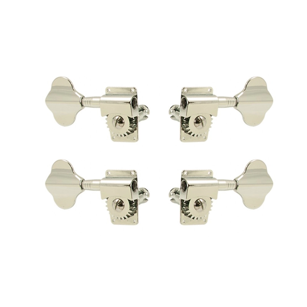 2 Per Side/4 In Line Deluxe Bass Tuning Machines - Chrome