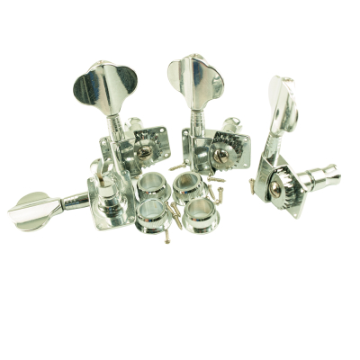 2 Per Side/4 In Line Deluxe Bass Tuning Machines - Chrome