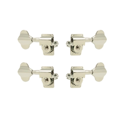 WD Music - 2 Per Side/4 In Line Deluxe Bass Tuning Machines - Chrome