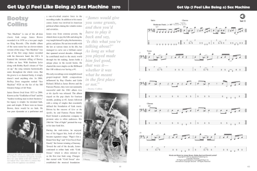 25 Great Bass Lines: Transcriptions, Lessons, Bios, Photos - Letsch - Bass Guitar TAB - Book/Audio Online