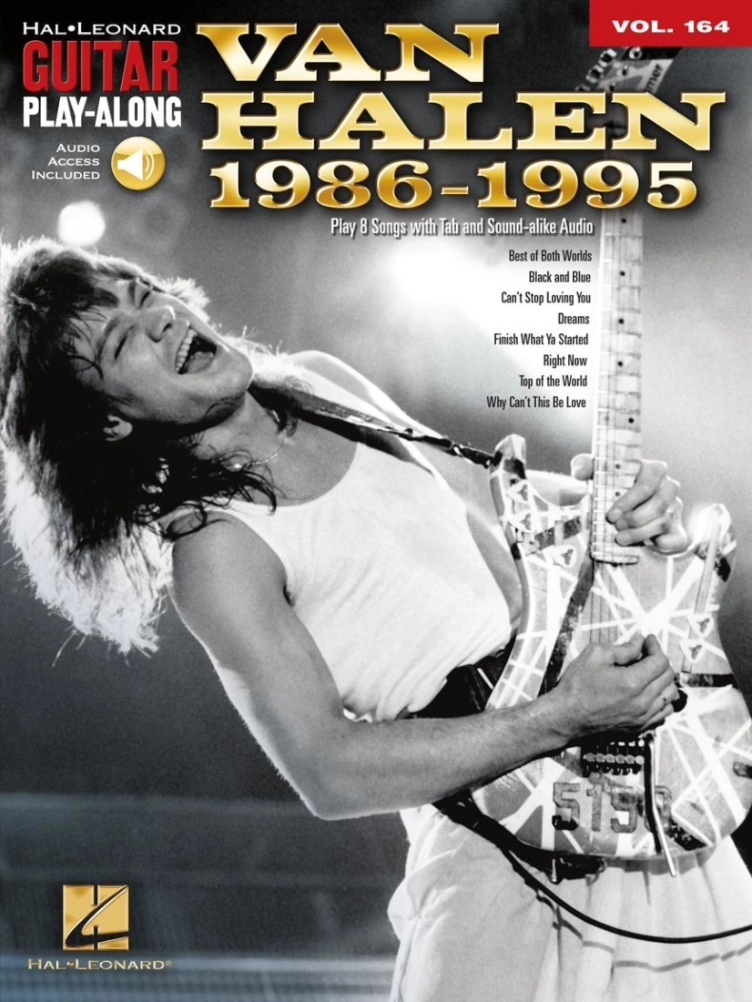 Van Halen 1986-1995: Guitar Play-Along Volume 164 - Guitar TAB - Book/Audio Online