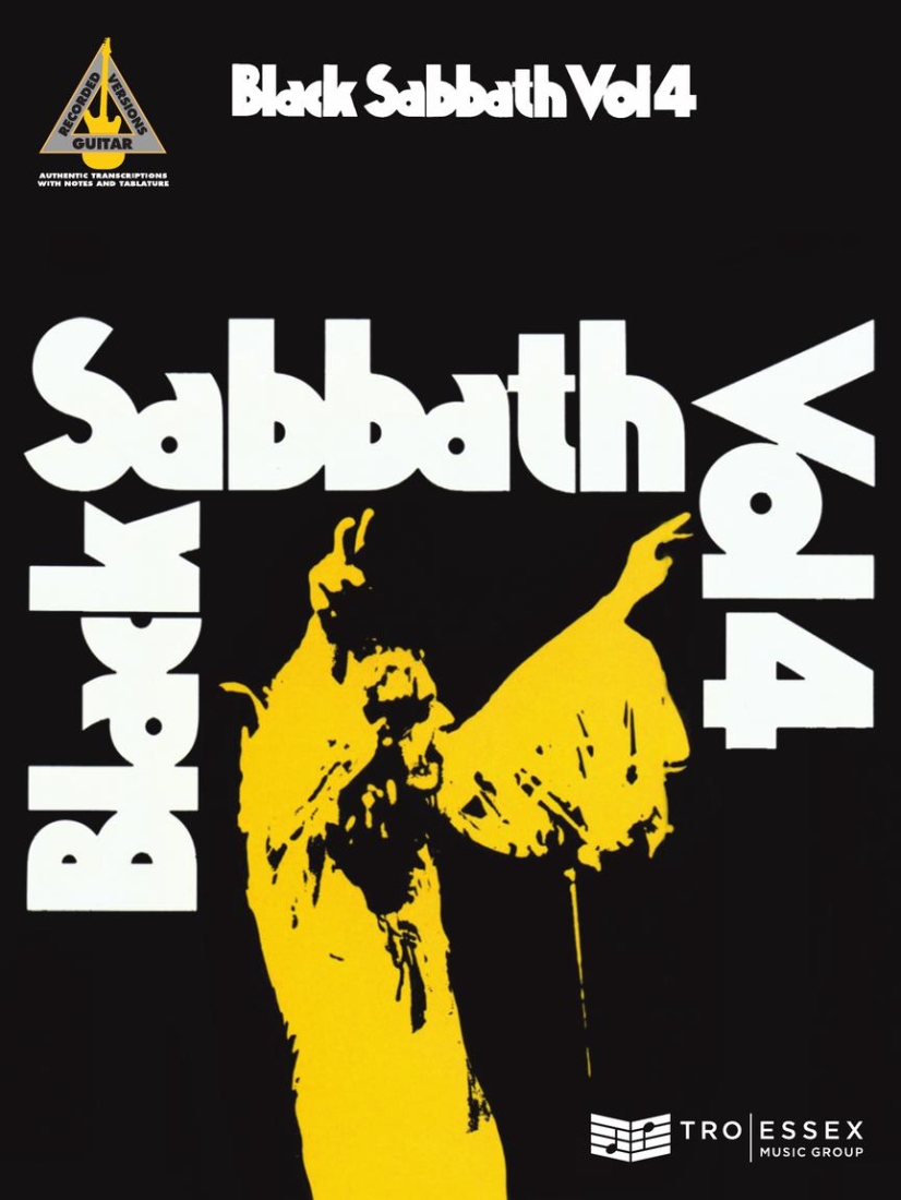 Black Sabbath Vol. 4 - Guitar TAB - Book