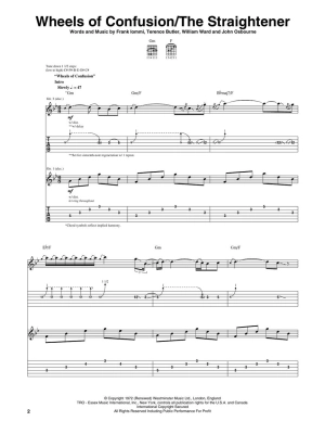 Black Sabbath Vol. 4 - Guitar TAB - Book