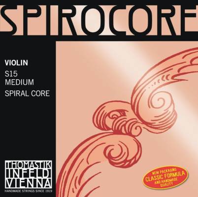 Spirocore Violin Single E String 4/4 - Aluminum Wound